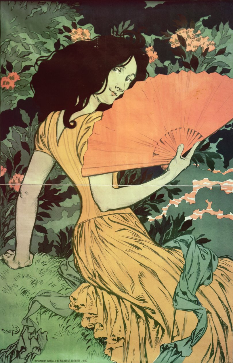 Hayranı olan kadın, 1900 by Eugene Grasset