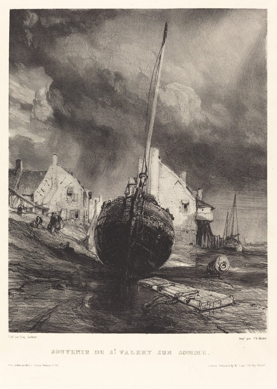 Aziz Valéry sur Somme Hatırası by Eugene Isabey