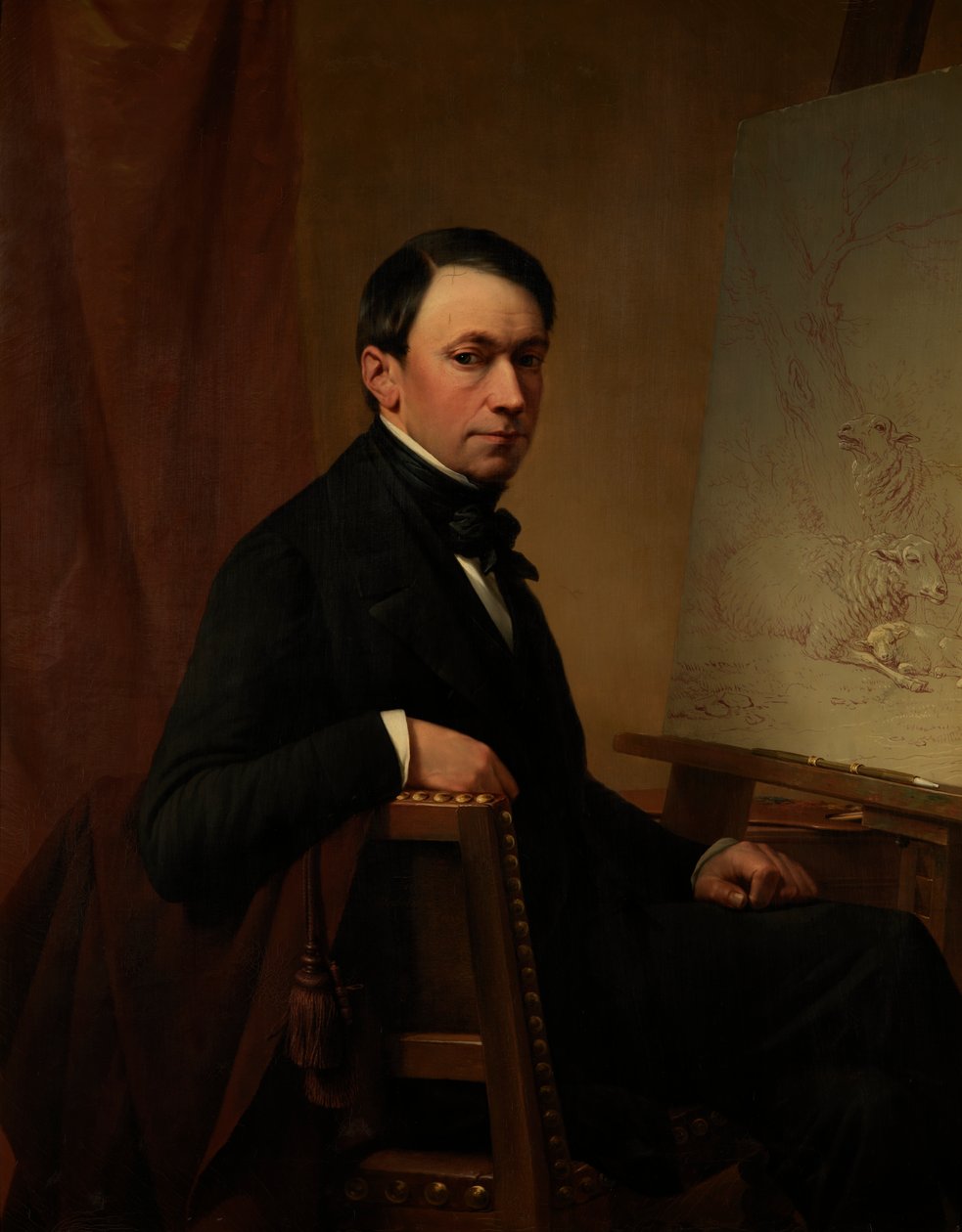 Otoportre by Eugene Joseph Verboeckhoven
