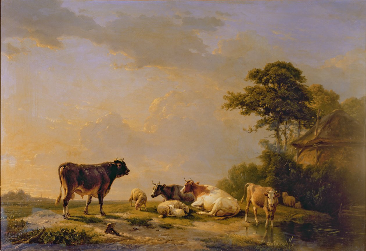Bilinmeyen resim by Eugene Joseph Verboeckhoven