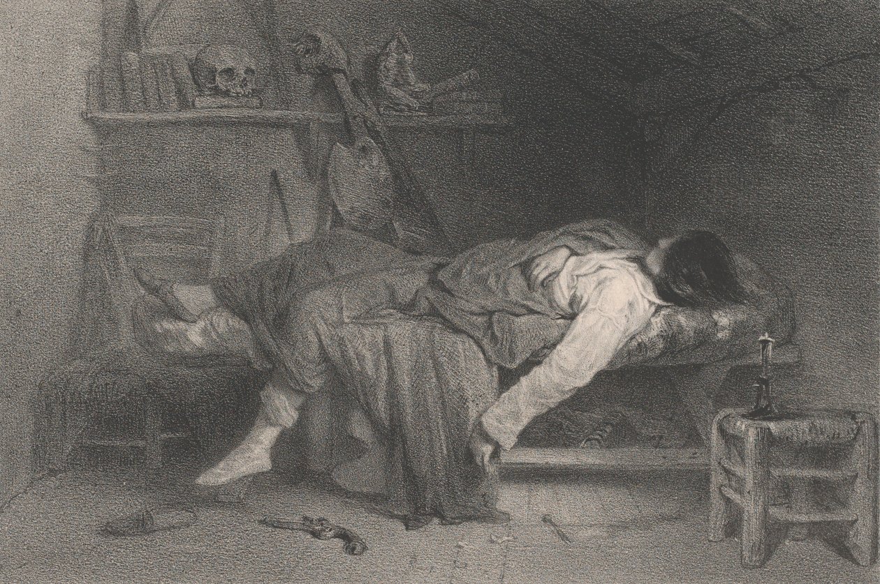 İntihar, 1846. by Eugene Leroux