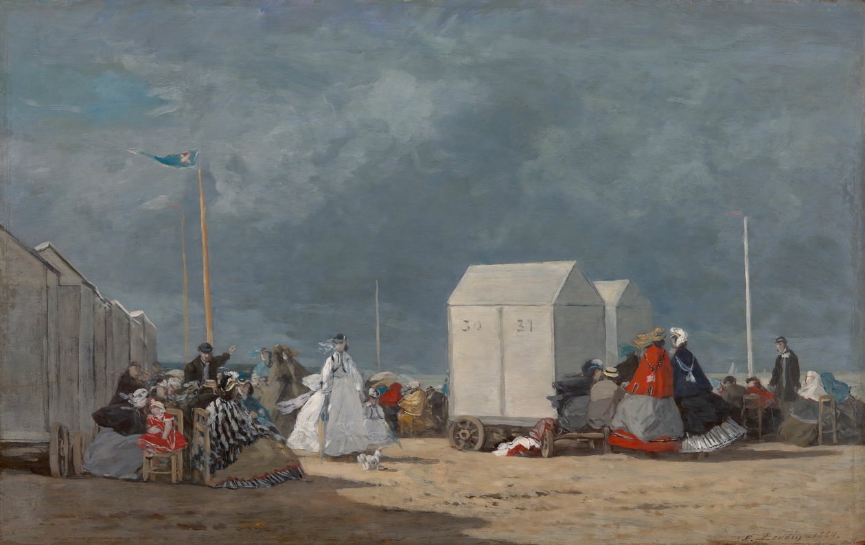 Yaklaşan Fırtına, 1864. by Eugene Louis Boudin