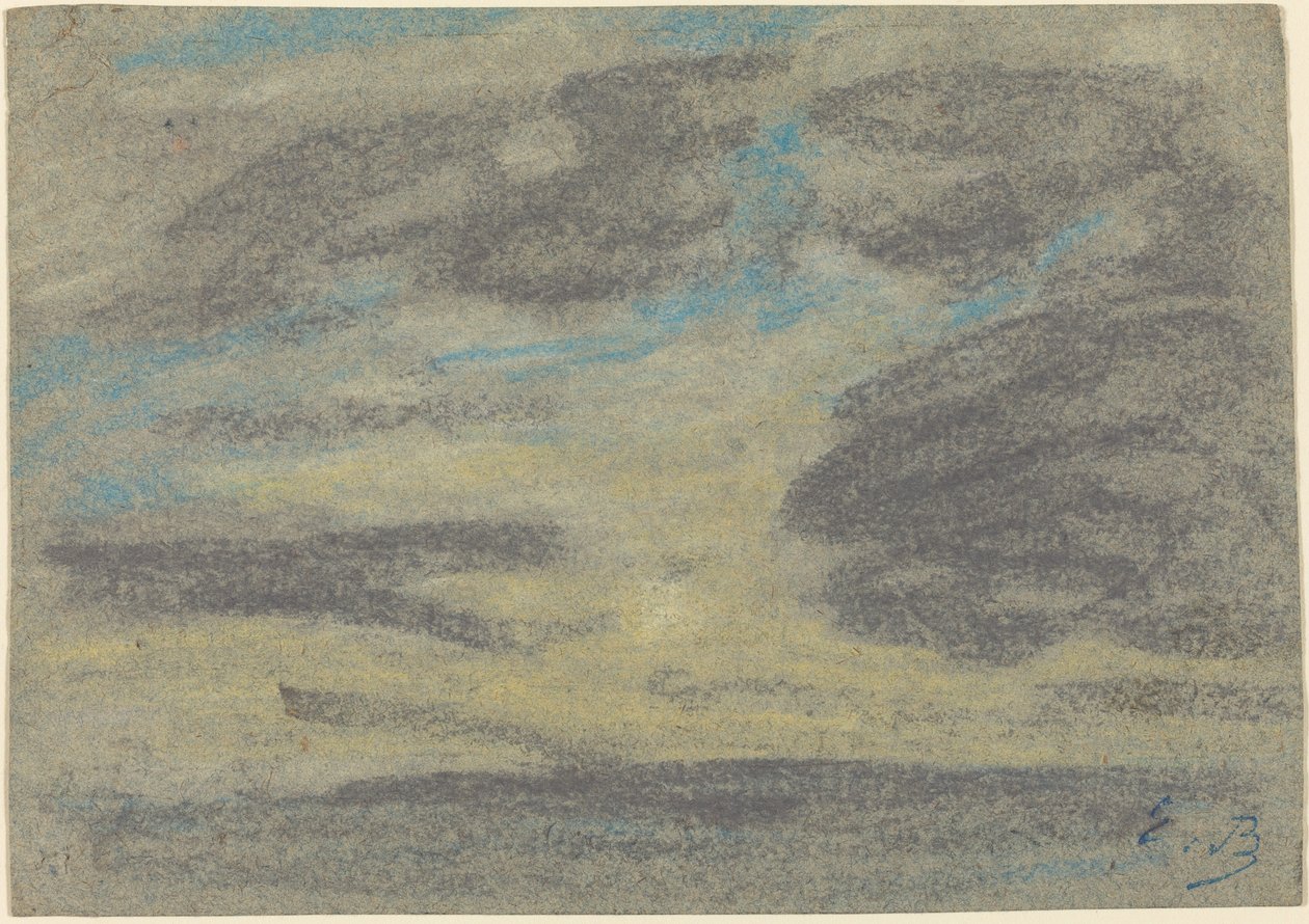 Denizin Üzerinde Bulutlar, 18601865. by Eugene Louis Boudin