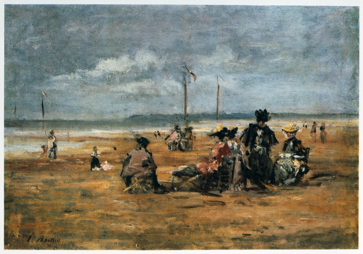 Sahilde, 1880 by Eugene Louis Boudin