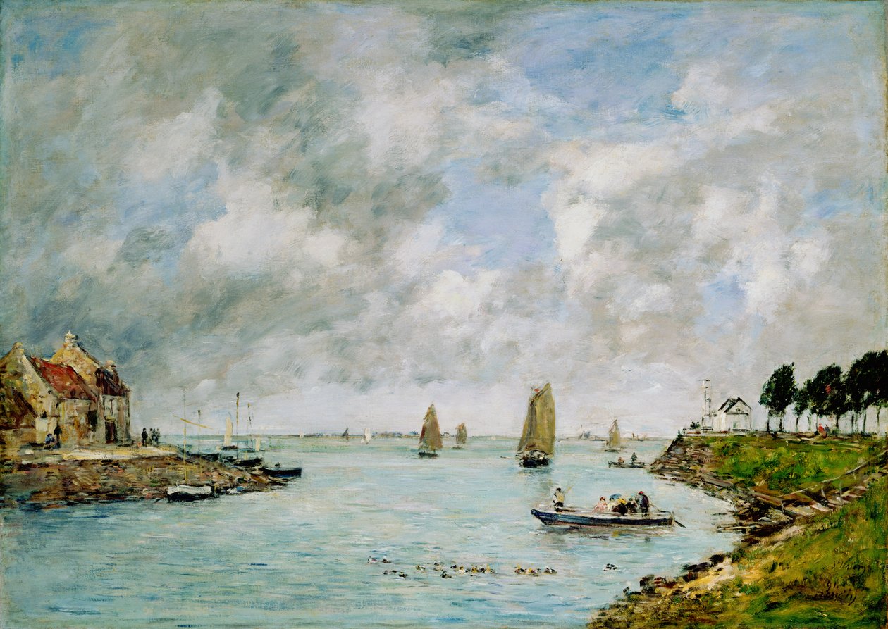 Aziz Valery-sur-Somme by Eugene Louis Boudin