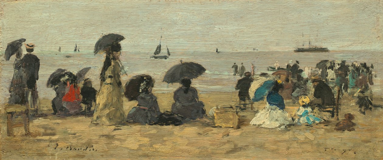 Sahil, 1877. by Eugene Louis Boudin