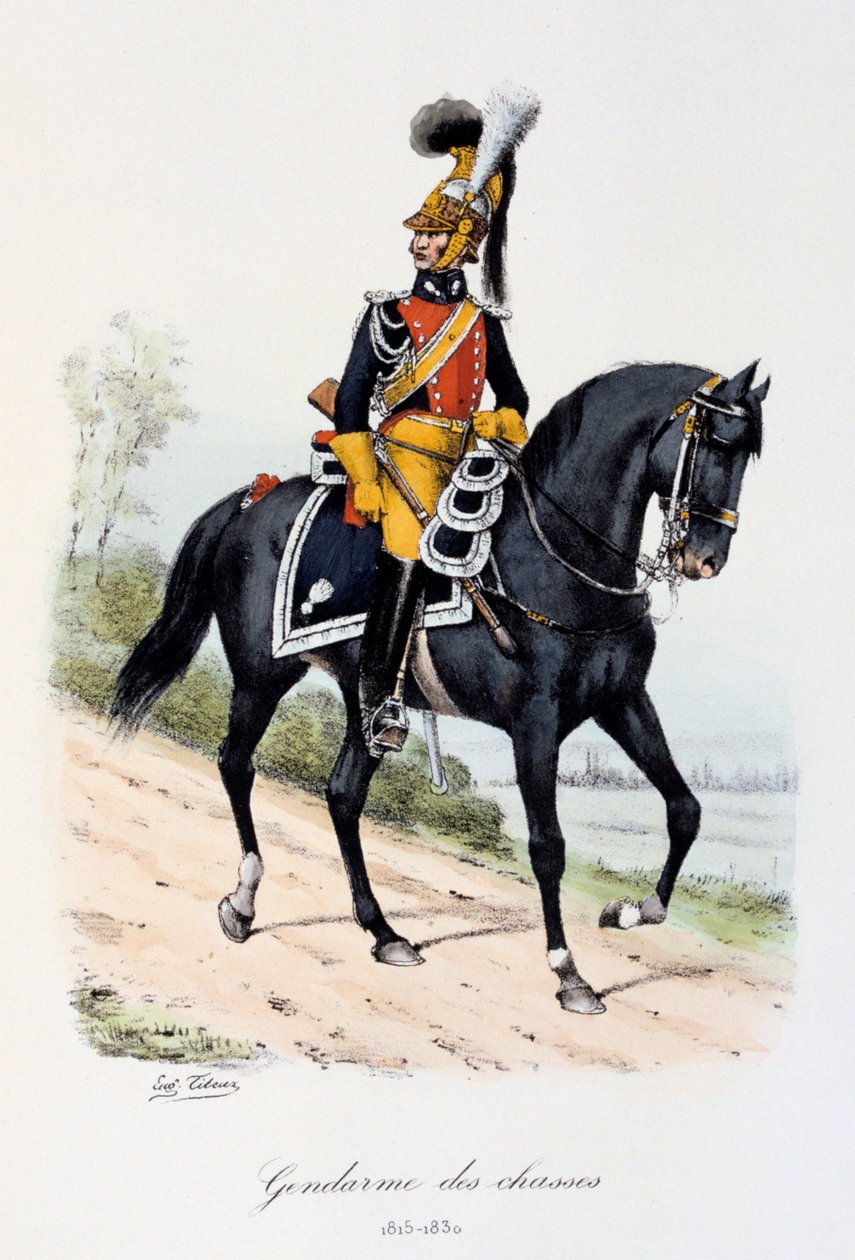 Jandarma des Chasses, 1815-30 by Eugene Titeux