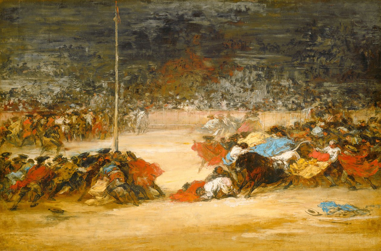 Boğa Güreşi by Eugenio Lucas Villamil