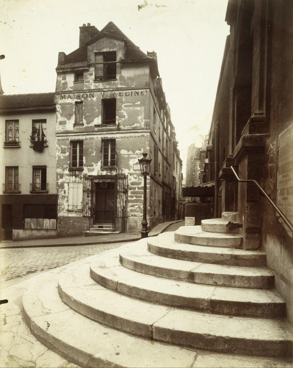 Rue de la Montagne-Sainte-Genevievè by Eugène Atget