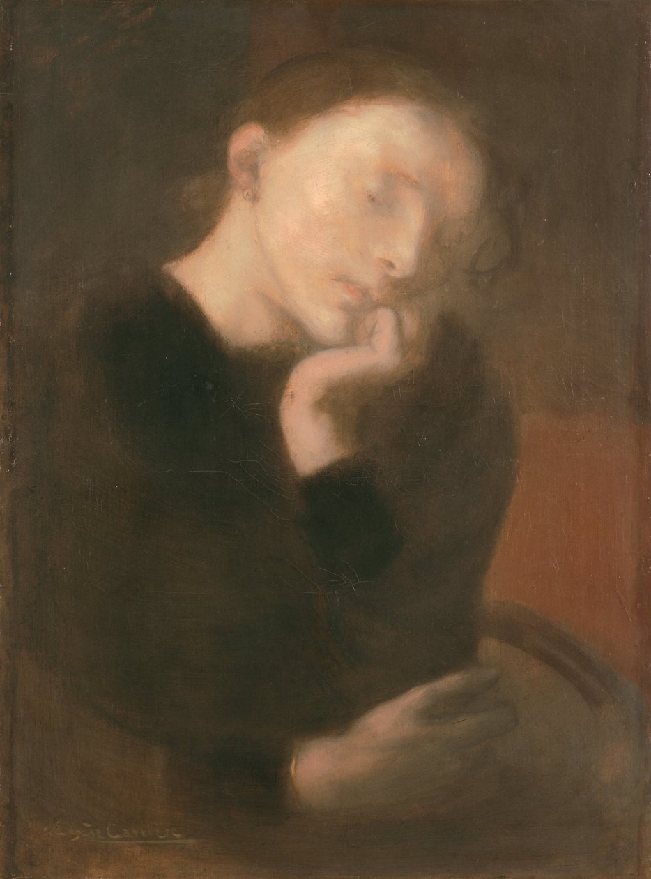 Meditasyon by Eugène Carrière