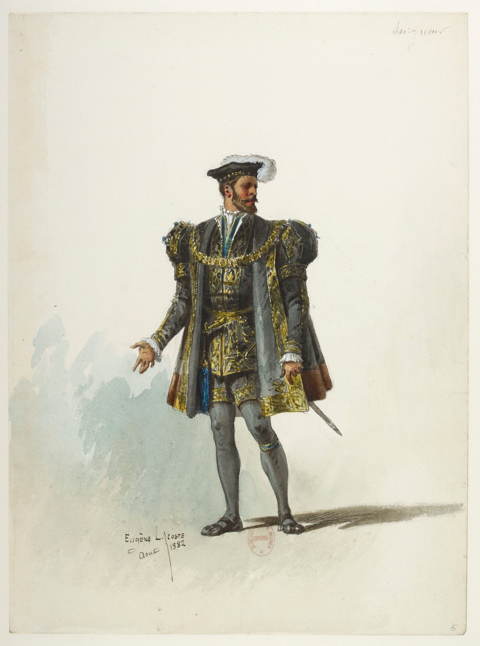 Saint-Saëns - Henry VIII - Kostüm modelleri - Lacoste - 5. Seigneur by Eugene Lacoste