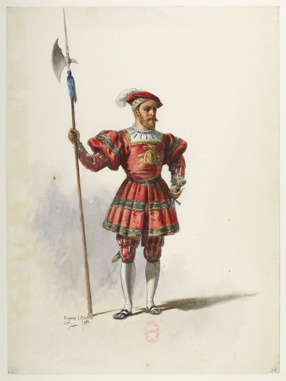 Saint-Saëns - Henry VIII - Kostüm modelleri - Lacoste - 36. Kostüm by Eugene Lacoste