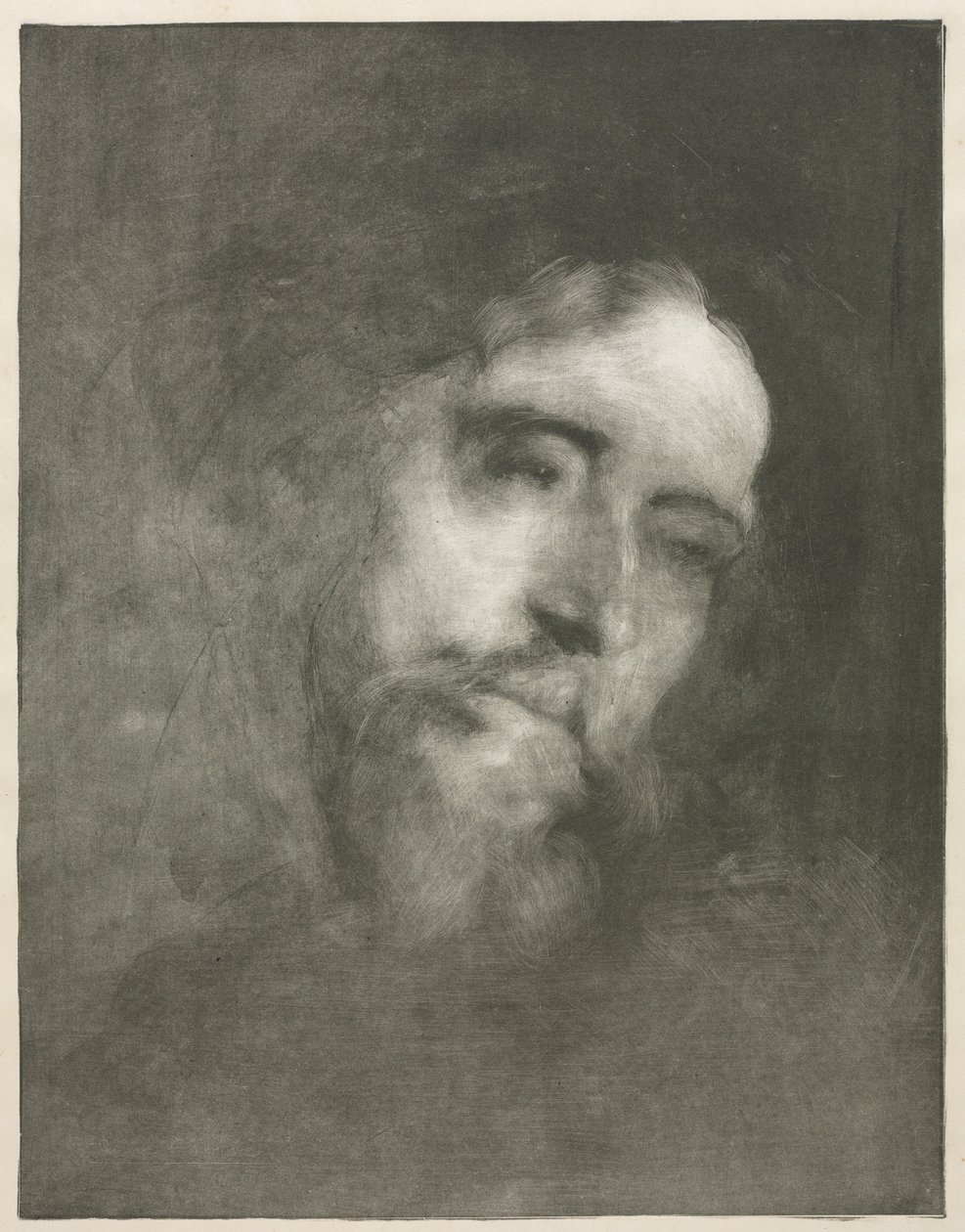 Alphonse Daudet, 1893. by Eugène Carrière
