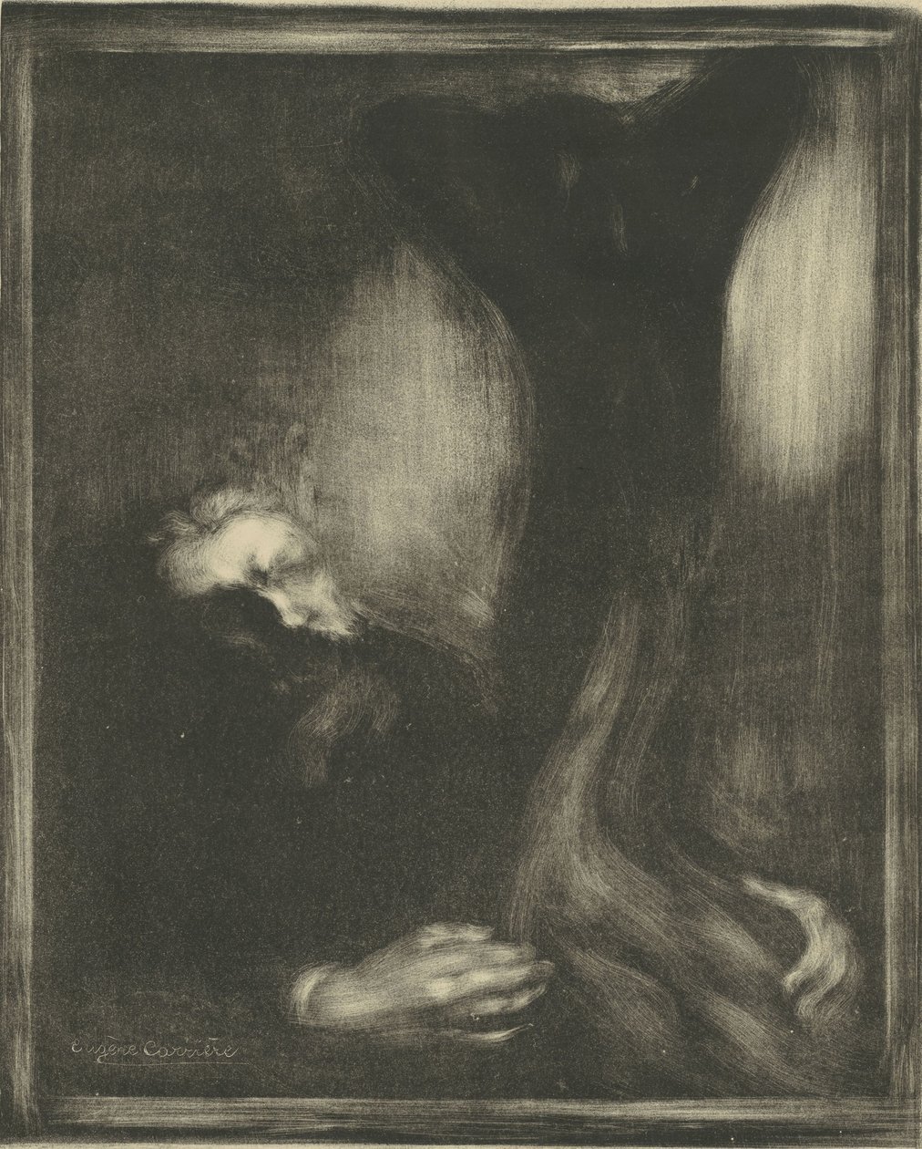 Auguste Rodin, 1900. by Eugène Carrière