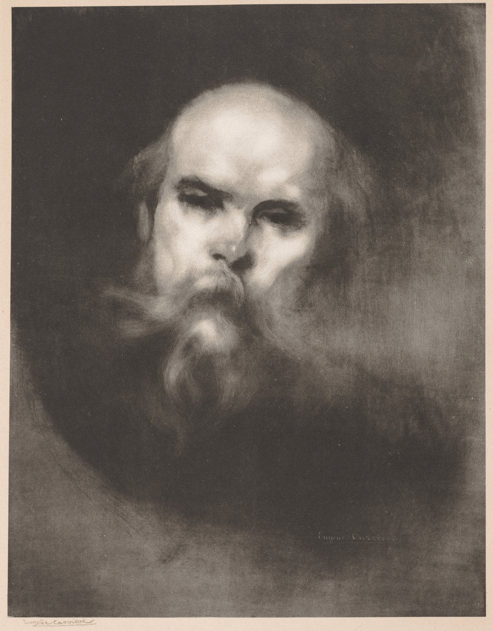 Paul Verlaine, 1896. by Eugène Carrière