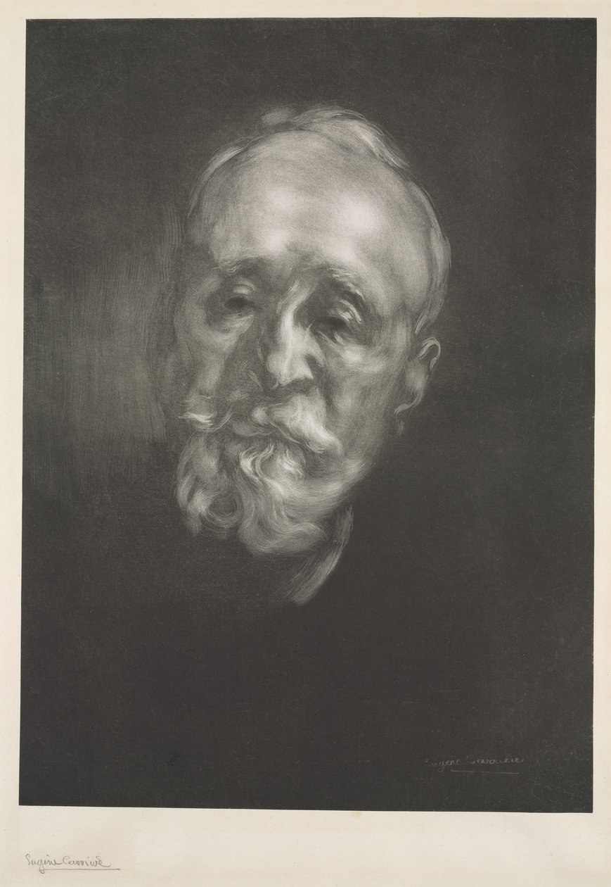 Puvis de Chavannes, 1897. by Eugène Carrière