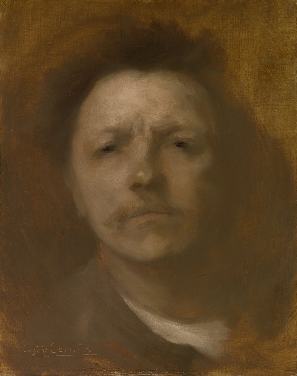Otoportre, ca. 1893. by Eugène Carrière