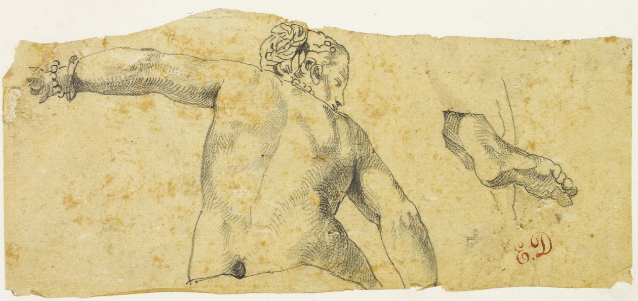 Aşk Alegorisi: Aldatma by Eugène Delacroix