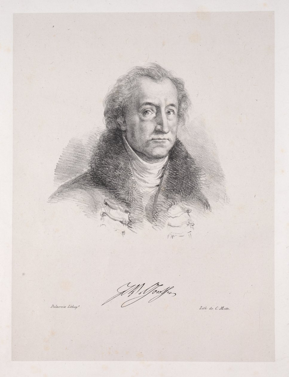 Faust için çizimler by Eugène Delacroix