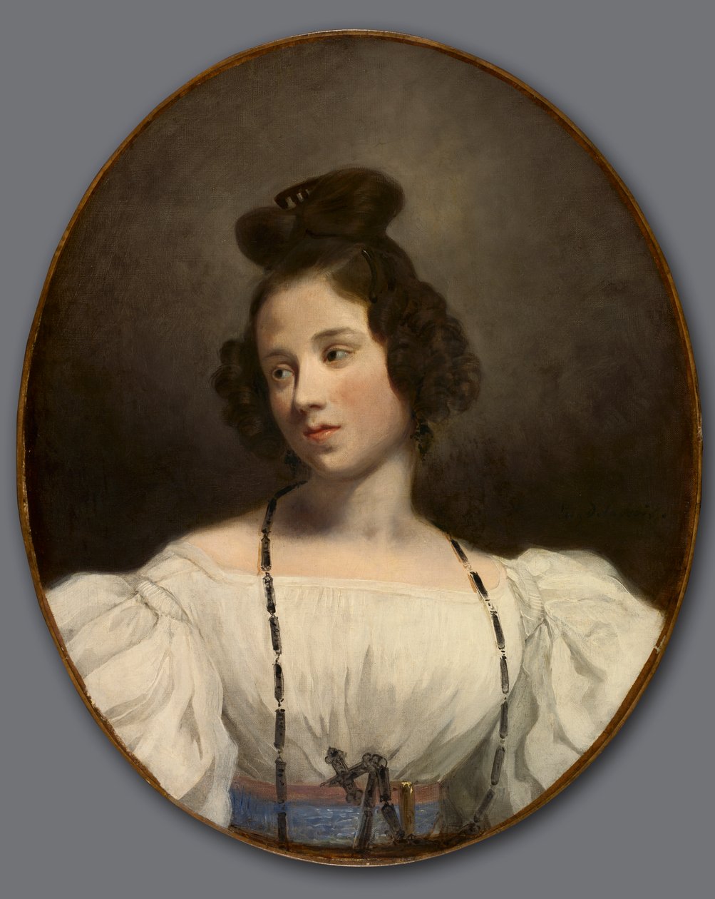 Bayan Alexandrine-Julie de la Boutraye by Eugène Delacroix