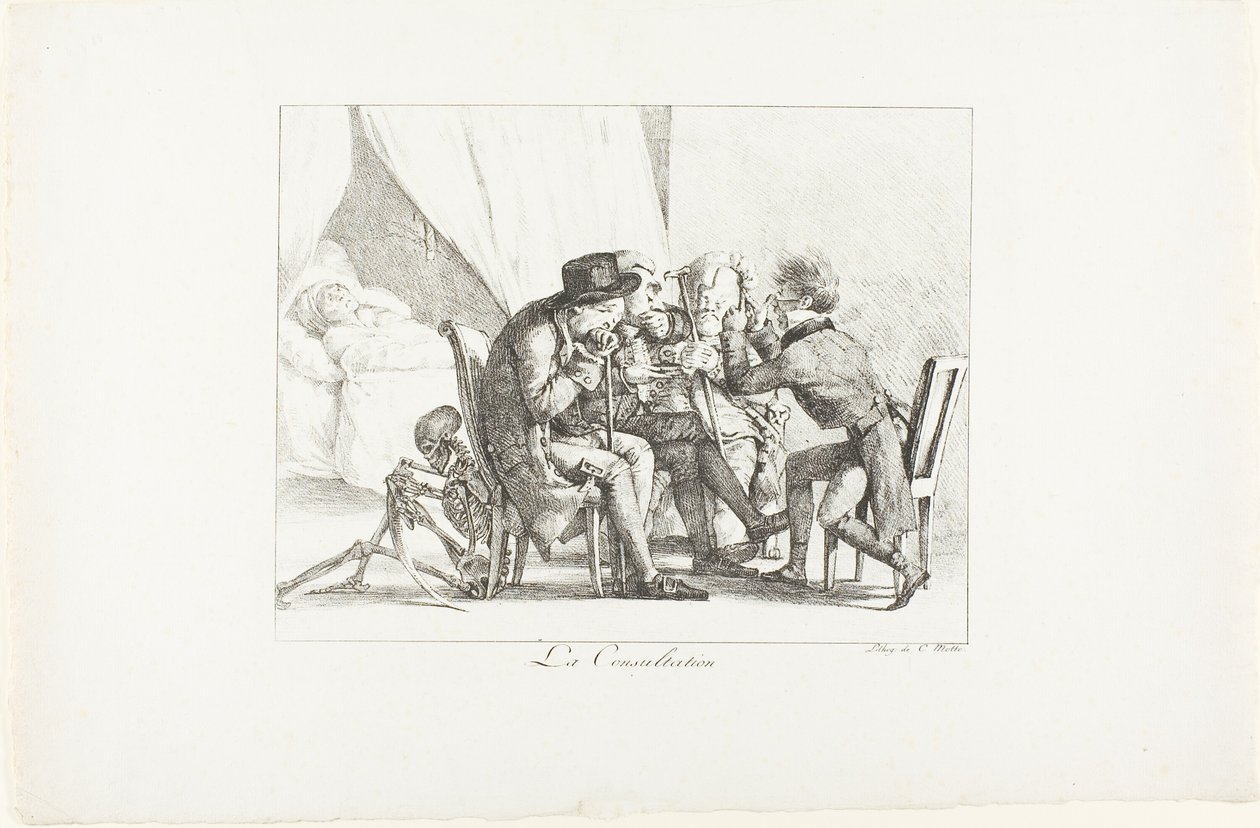 Danışma by Eugène Delacroix