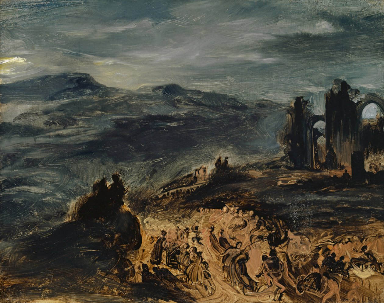 Cadılar Şabat, c. 1832. by Eugène Delacroix