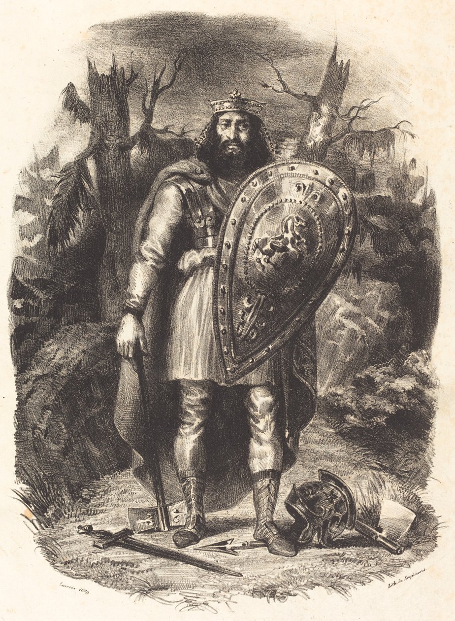 Vercingetorix, 1829. by Eugène Delacroix