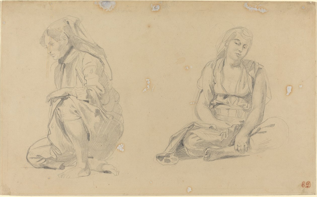 Cezayirli Kadınlar by Eugène Delacroix