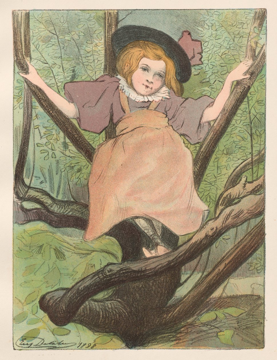 Kacia, 1898. by Eugène Delâtre