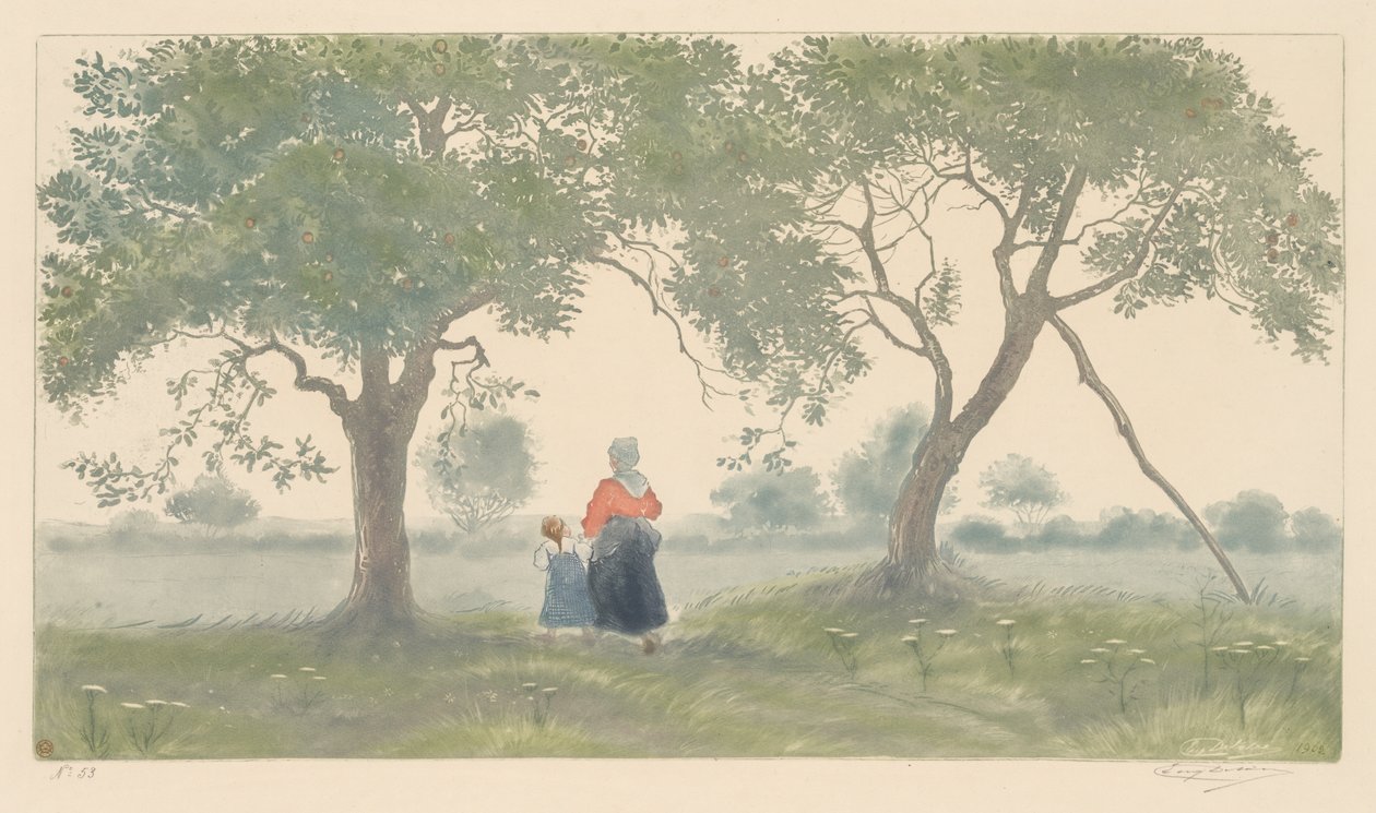 elma ağaçları by Eugène Delâtre
