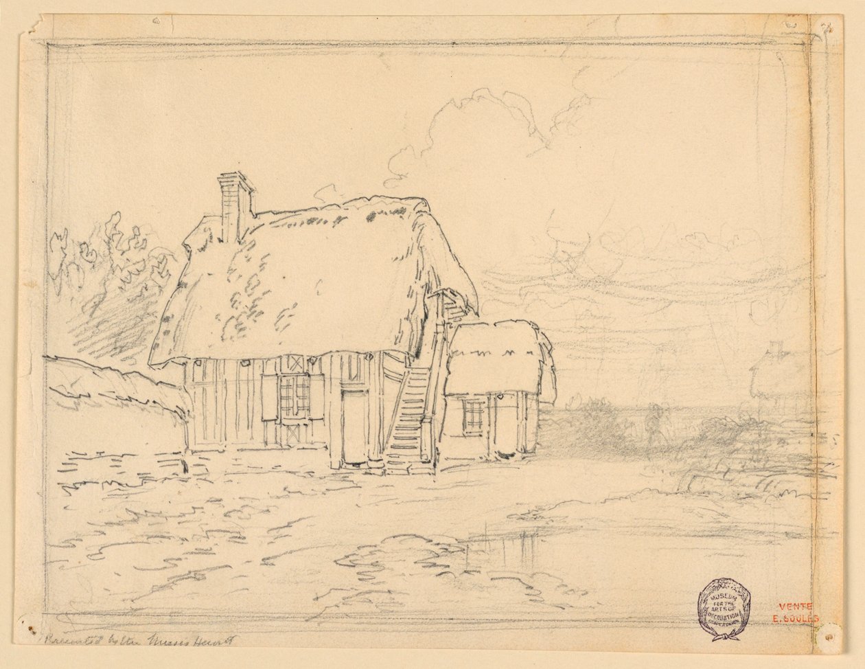 Bir Köylü Evi by Eugène Edouard Soulès