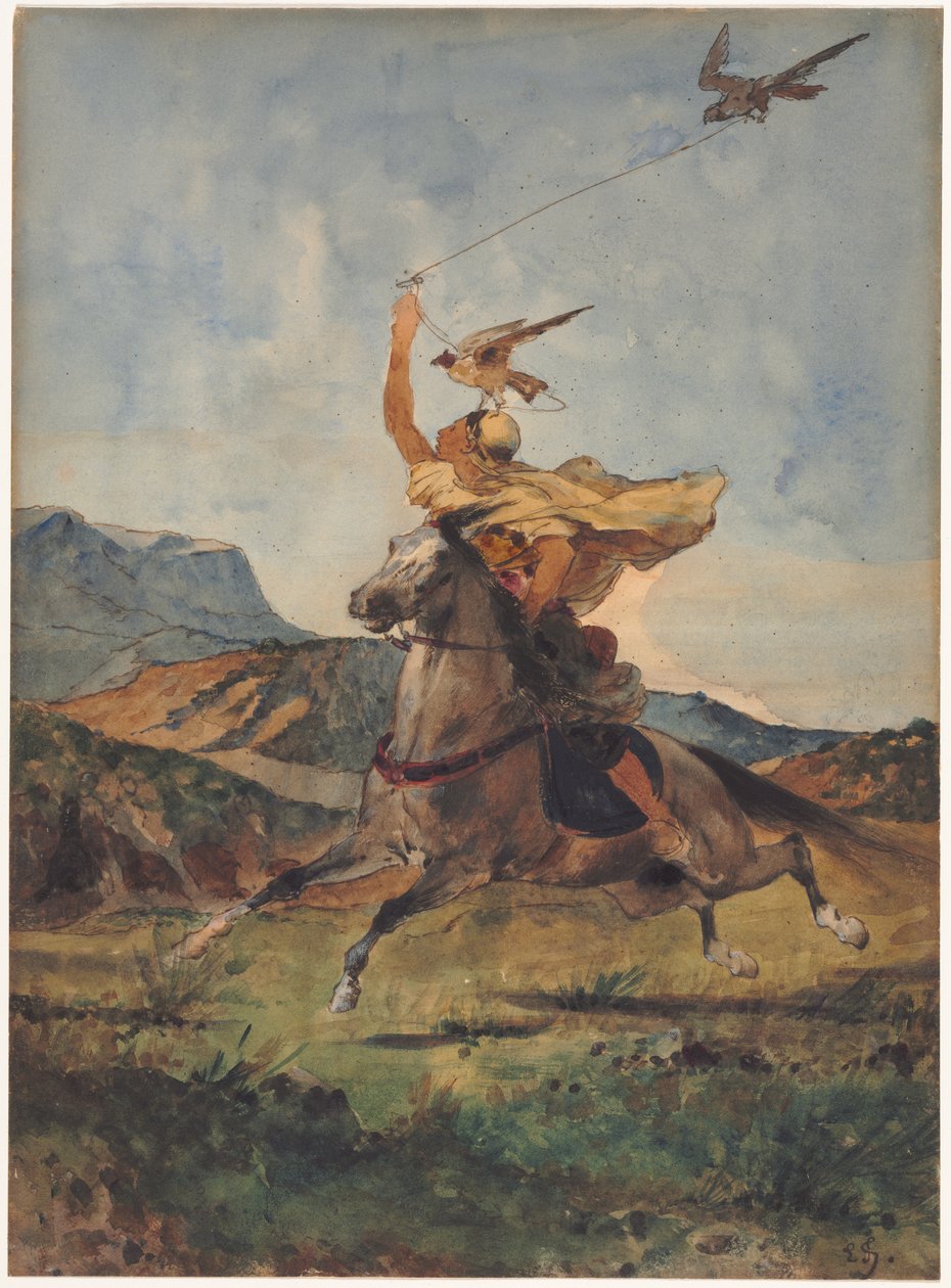 Falconer by Eugène Fromentin