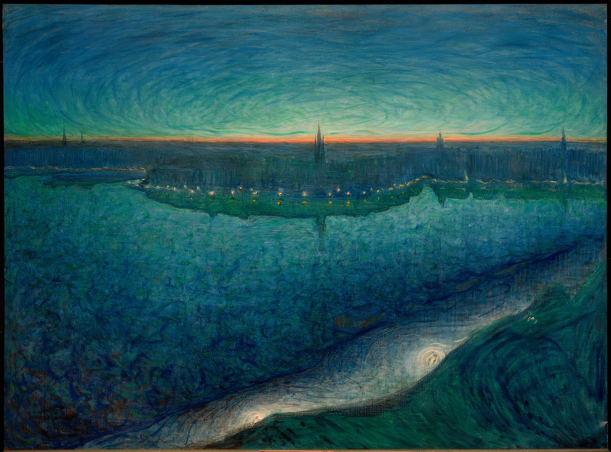 Riddarfjärd üzerinde şafak by Eugène Jansson