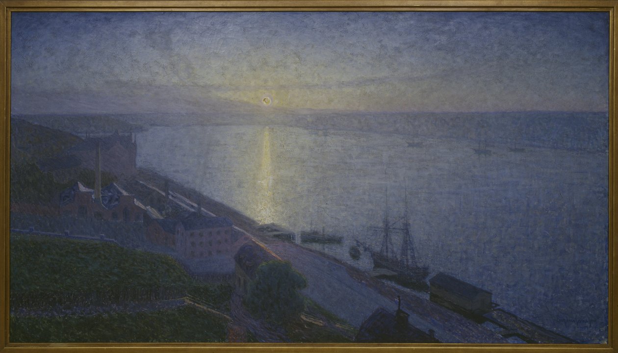 Gün batımı, 1895 by Eugène Jansson
