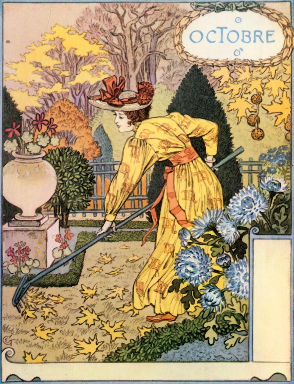 Ekim, 1896. by Eugene Grasset