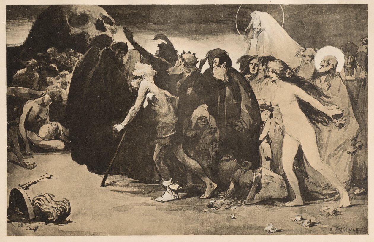 Ölüme Giden Yol, 1899. by Eugène Trigoulet