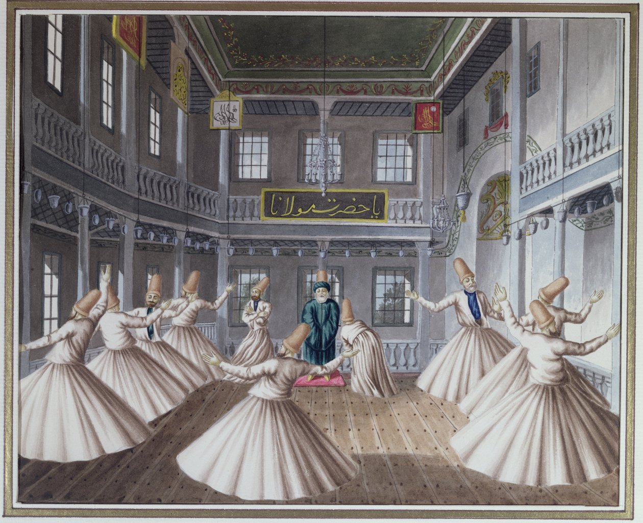 Semazenler (kağıt üzerinde wc) by European School