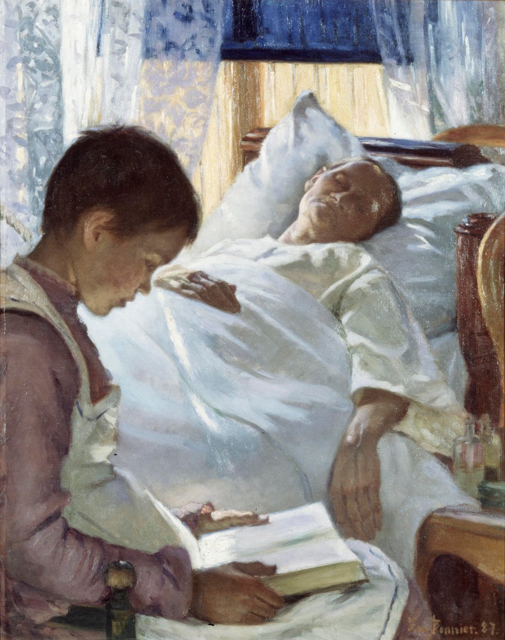 Mavi Yansıma, 1887 by Eva Bonnier