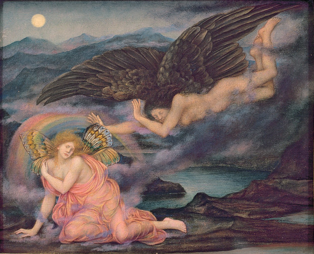 Bir Kelebeğin Ölümü, c.1905-10 by Evelyn De Morgan