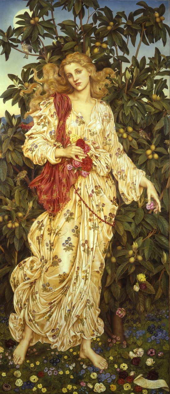 ಫ್ಲೋರಾ, 1894 ಟರ್ಕ್ by Evelyn De Morgan