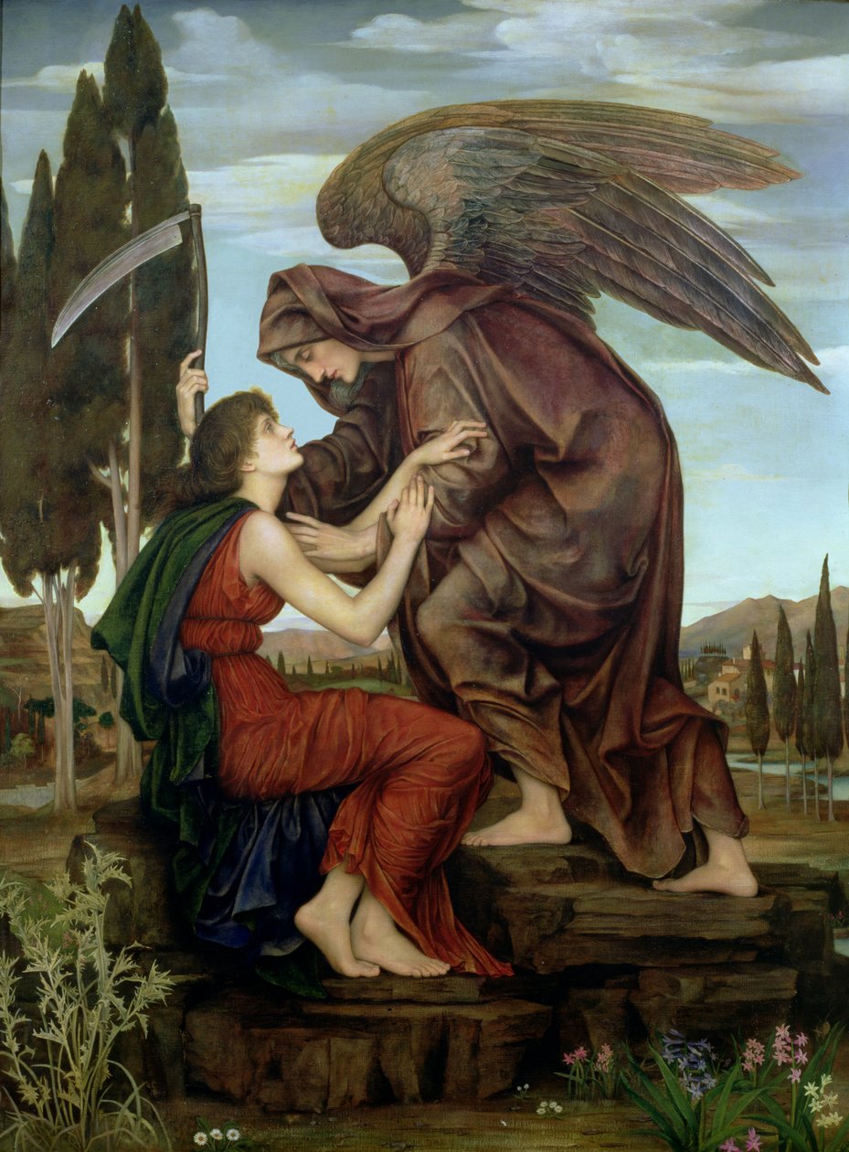 Ölüm Meleği, 1890 by Evelyn De Morgan