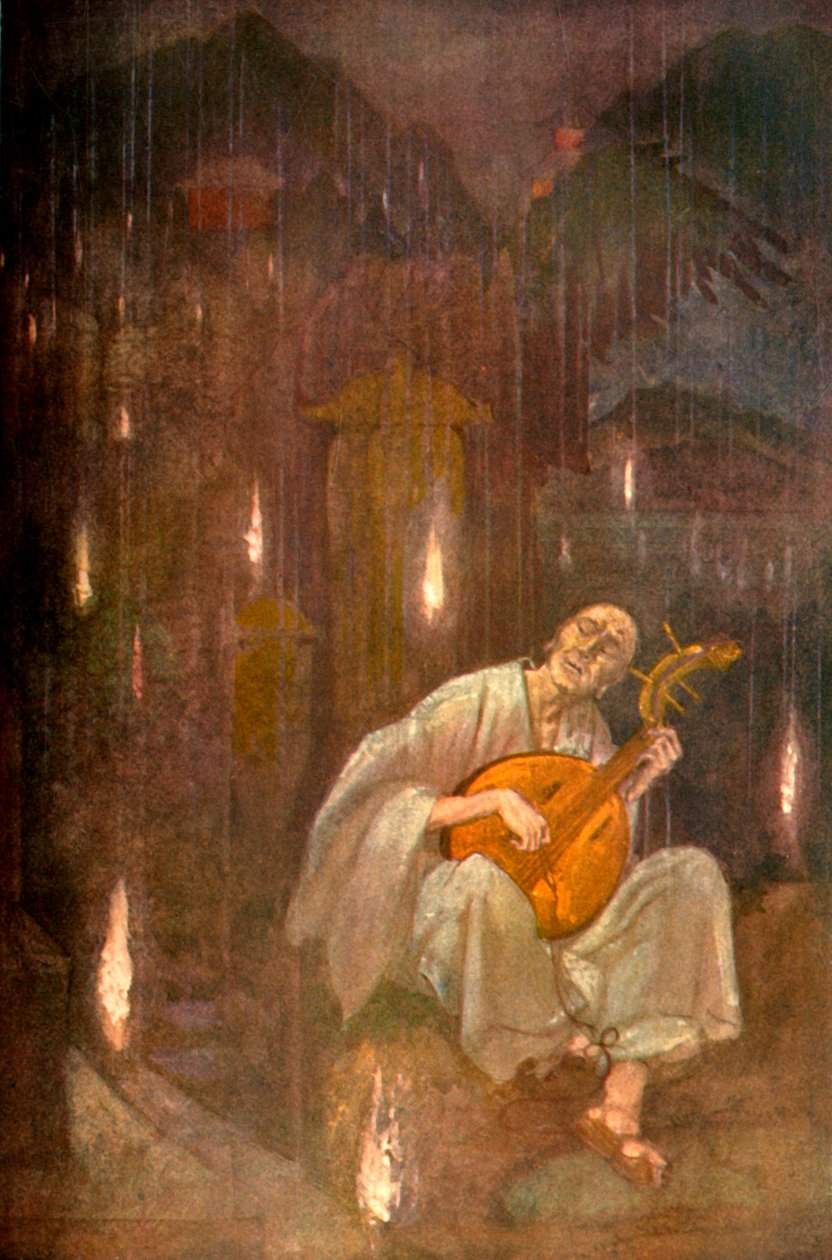 "Kulaksız Hoichi", 1912. by Evelyn Paul