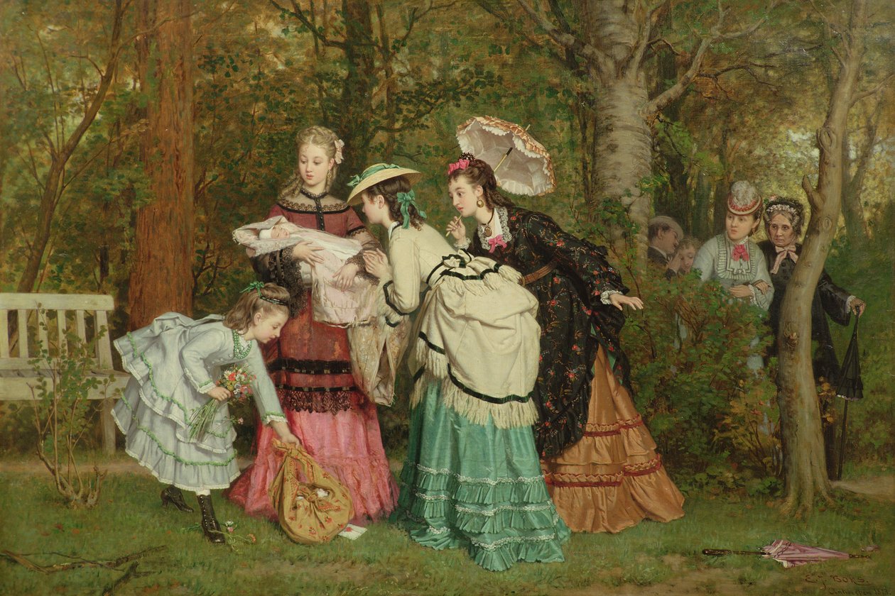 Bebeğe Hayran Kalmak, Anvers 1873 by Evert Jan Boks