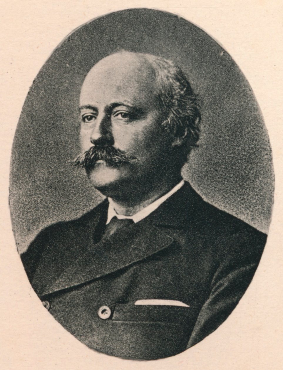 Hubert Parry, c1880, 1895 by F. Jenkins Heliog