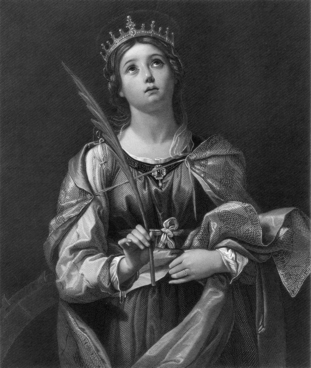 Aziz Catherine, 19. yüzyıl. by F Knolle