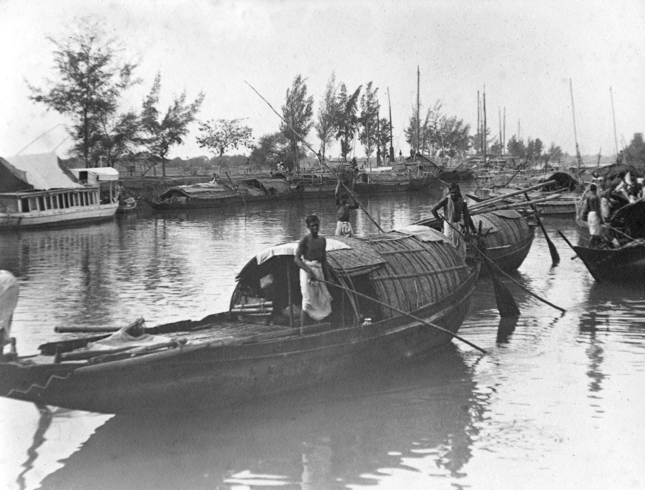 Tekneler, Alipore, Hindistan, 1905-1906 by F. L. Peters