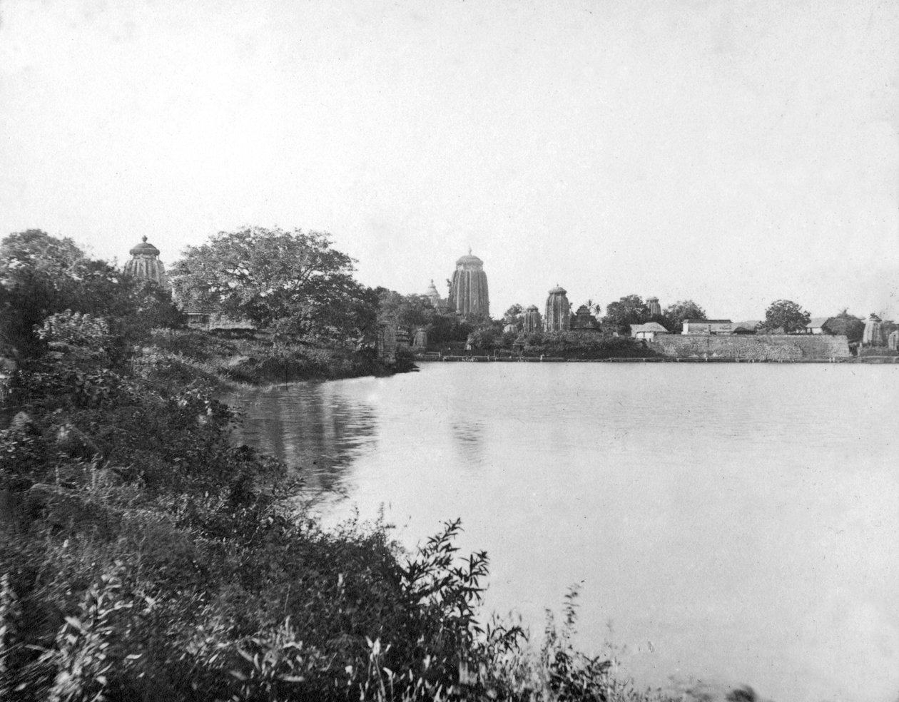 Lingaraj tapınakları, Bhubaneswar, Orissa, Hindistan, 1905-1906. by F. L. Peters