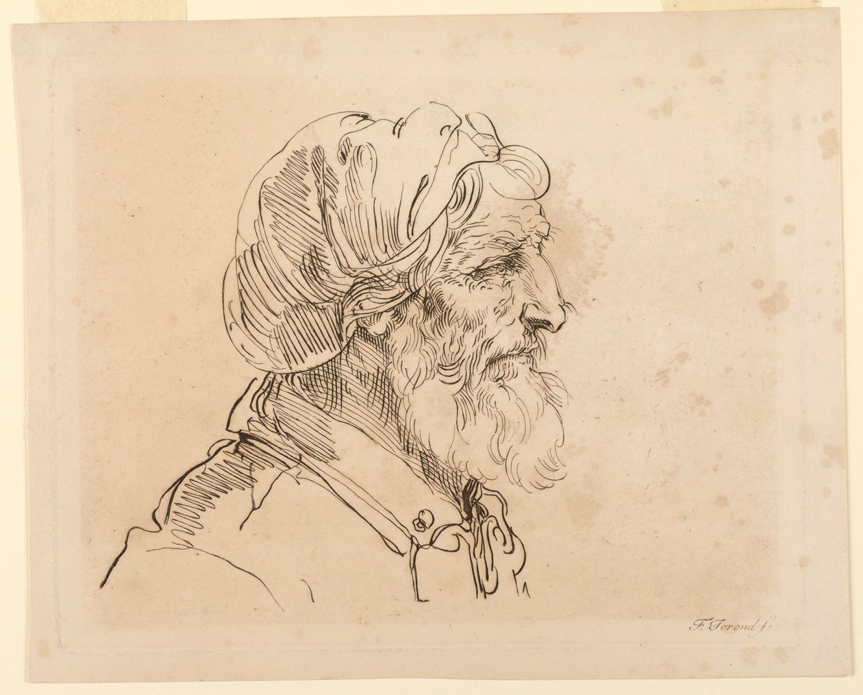 Bir Adamın Başı by F. Torond, English