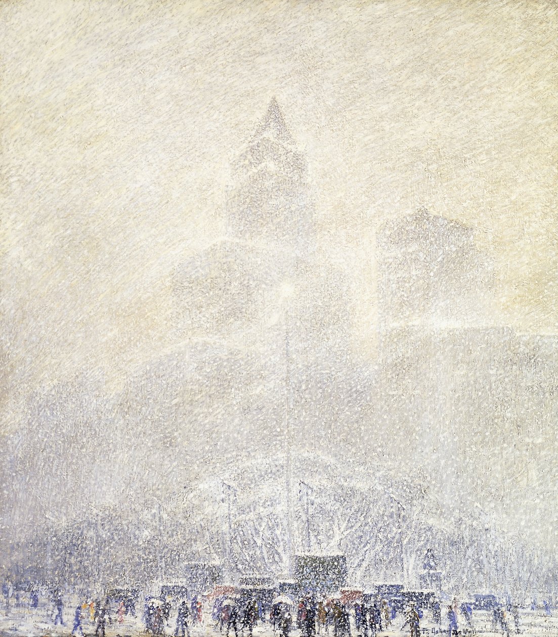 Ebedi Işık, Madison Square, Kış by F. Usher de Voll