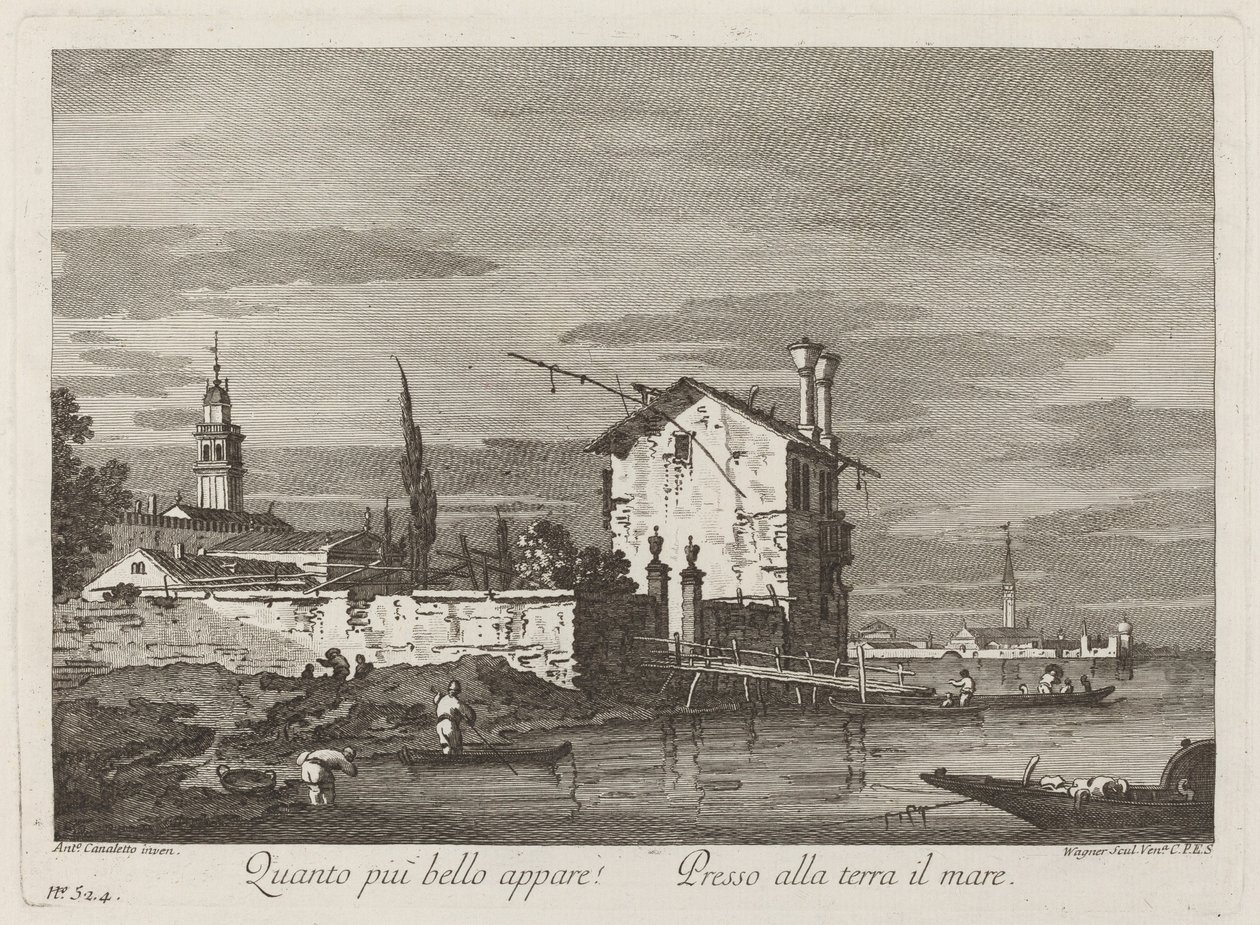 Ne kadar güzel görünürse... by Fabio Berardi after Canaletto